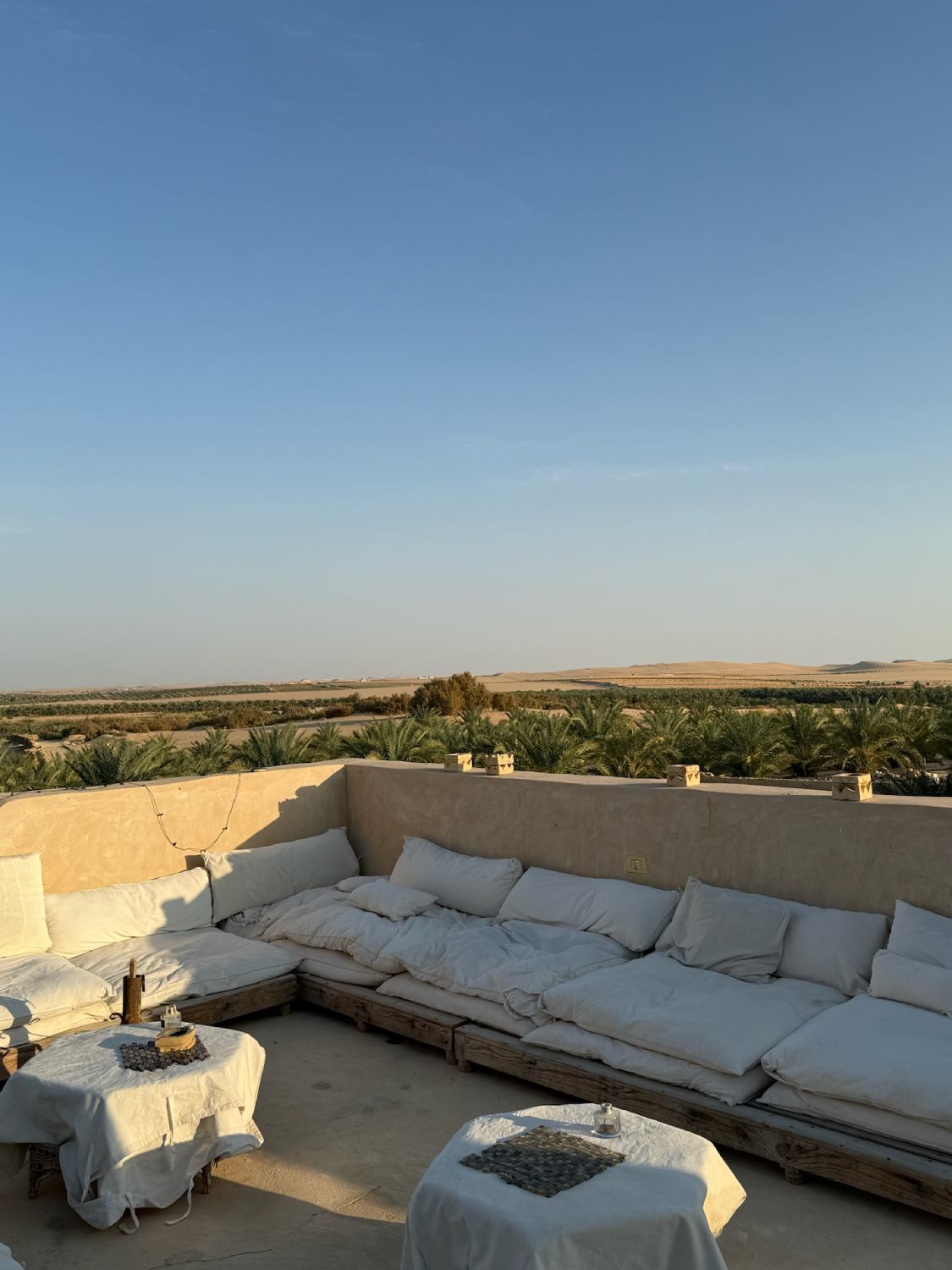 Rooftop setting area